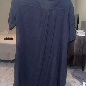 Lulu button down t-shirt dress